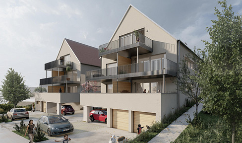 Bright, 3-room apartment for rent in Bodelshausen (first occupancy).