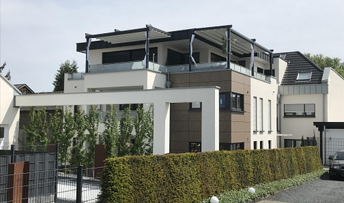 Penthouse: mit Blick über die Siegauen bis zum Siebengebirge....