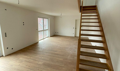 Wohnen und Leben im Herzen Drensteinfurts, moderne Eigentumswohnung über zwei Etagen, Neubau