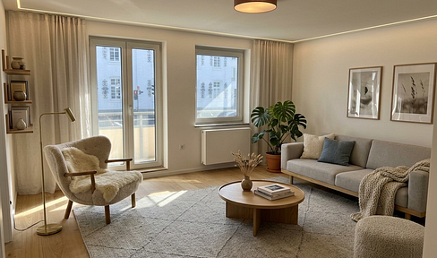 First occupancy after renovation in the Grafenberger Wald area.