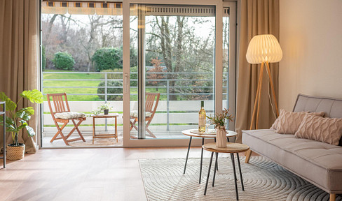 In the village of Saarn: Newly renovated 3-room apartment with a sunny balcony.