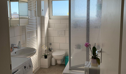 3-bedroom apartment with a large balcony, located in the city center.