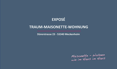 Dreamy maisonette apartment in Meckenheim Merl.