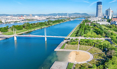 KAISERMÜHLEN: LEBEN WIE IM URLAUB|DONAU|3-ZIMMER|LOGGIA|EIGENGRUND|PROVISIONSFREI