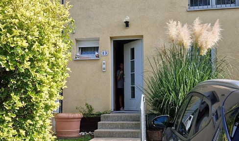 Terraced house in Aschaffenburg-Schweinheim.