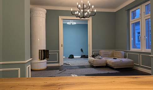 Luxury 2.5-room apartment on the 1st floor in the Johannesviertel district of Darmstadt.