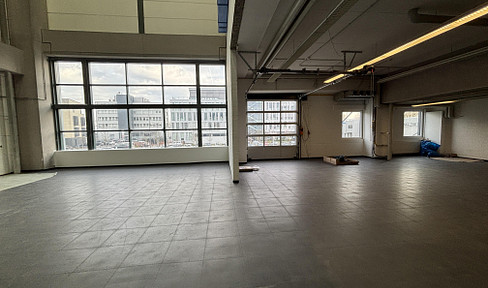 Modern hall, ideal for a workshop or vehicle parking.