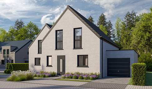 Modern wohnen: Doppelhaushälfte mit Garage im Neubaugebiet „Im Pesch“