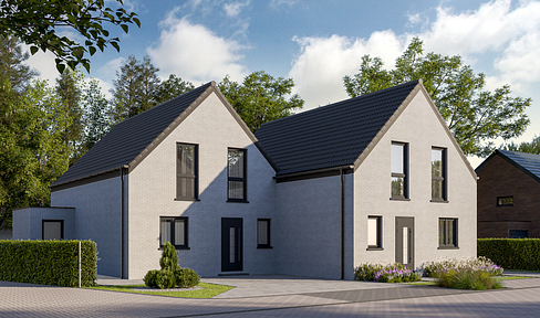 Modern living: Semi-detached house with 2 parking spaces in the new development area "Im Pesch".