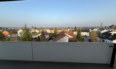 Well-maintained 1-room apartment with a balcony and fitted kitchen in Walldürn.