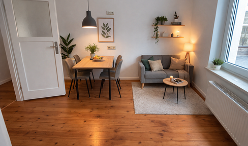 Furnished 3-person apartment near TU Darmstadt - All-inclusive.