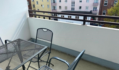 Sehr zentrales und helles 1-Zimmer-Appartment mit Balkon