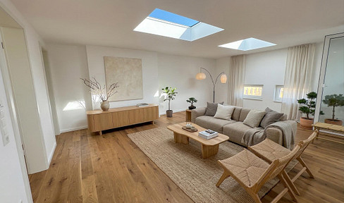 Apartment with a balcony (located in the attic).