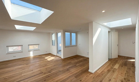Apartment with a balcony (located in the attic).
