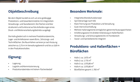 Büro und Hallenfläche zu vermieten