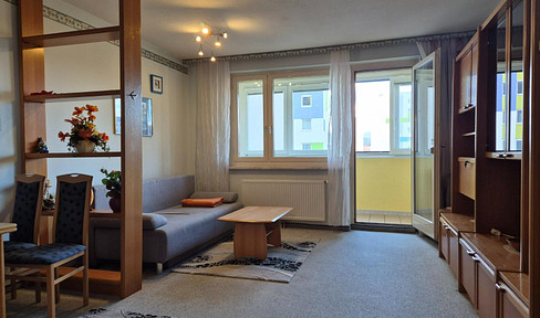 Bright, 49m² apartment, privately owned, total rent €620.