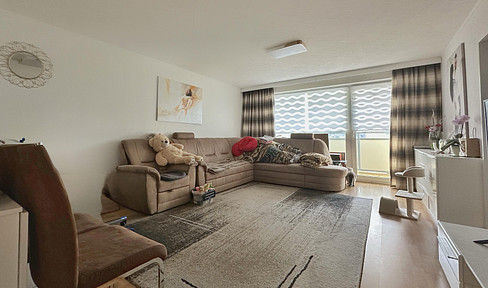 3-room apartment with 2 balconies and a garage.