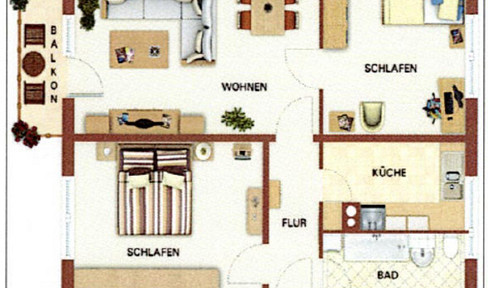3-Zimmer-Wohnung in Dresden Südvorstadt - zentrale Lage