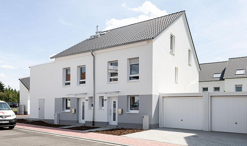 Semi-detached house, KfW 40 standard, new construction, first occupancy, Buseck-Beuern.