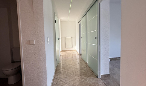 Central duplex apartment in Leverkusen-Opladen with a steam sauna.