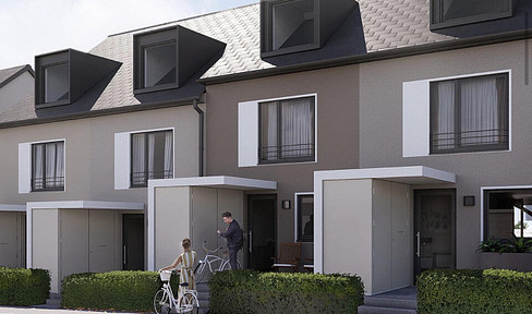 Bezugsfertiges KFW55 Familienhaus – Garage, Stellplatz, hochwertige Einbauküche & Garten
