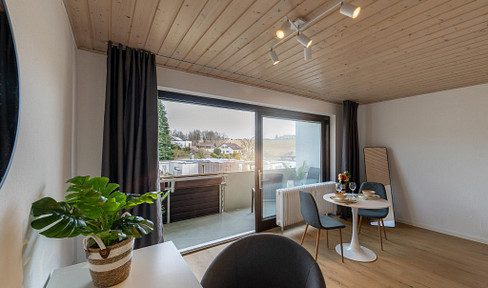 Furnished and newly renovated apartment with a balcony and elevator, located in Passau-Grubweg.