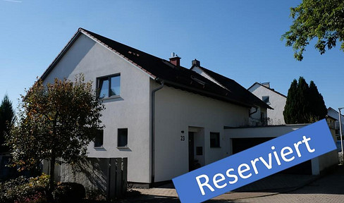 Modern single-family home in a quiet residential area.