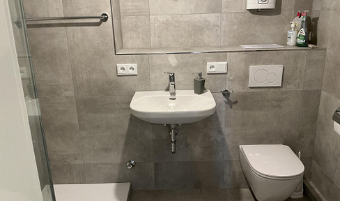 Above the rooftops of Wolfsburg.