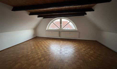 Large, renovated 3-room penthouse apartment available for rent immediately in Schönberg.