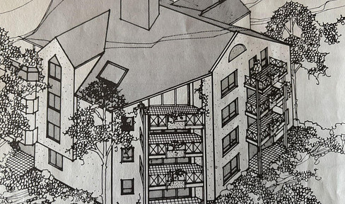 For sale by owner: 2-room ground floor apartment with terrace and small garden, located in the beautiful town of Idstein, Taunus region.