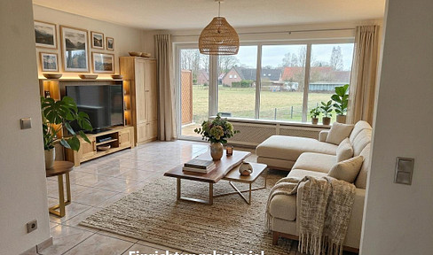 Reihenendhaus mit Garten, Kamin & Doppelcarport in Apensen-Mitte