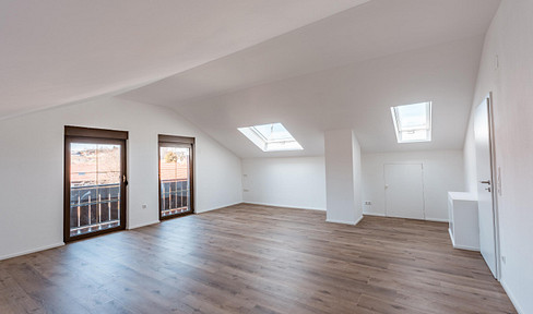 Spacious 3-room attic apartment in a quiet location in Nesselwang.