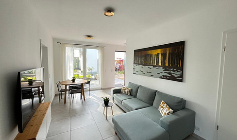 Terrassenwohnug / 3 Zimmer / Möbliert/für 1 Person