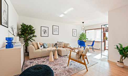 Moderne 2½-Zimmer-Wohnung mit Sommergarten