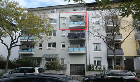 Helle 2 Zimmer Wohnung 59 qm mit Südbalkon, Rieselfeld, TG extra