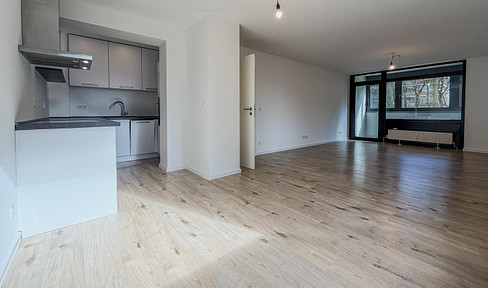 Moderne und barrierefreie 3-Zimmer-Wohnung mit Einbauküche und Balkon in Kempen