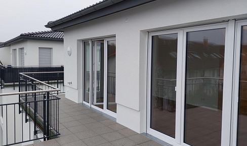 3-room comfort apartment in Eggenstein (brand new, never occupied).