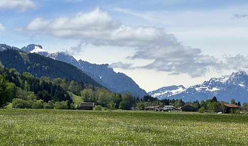 Autarkes Allgäu-Chalet im Königswinkel: 680 m² Naturgrundstück, Alpenblick & Erstbezug