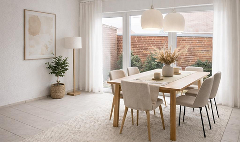 Architect-designed house with a heat pump in Erichshagen.