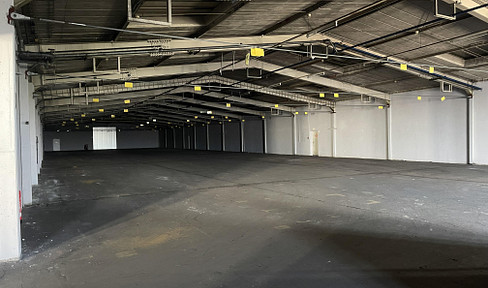 10,430 square meters of warehouse space for rent in the Hunderdorf industrial park.