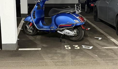 Parking space for motorcycle, scooter, or e-bike in Stahnsdorf.