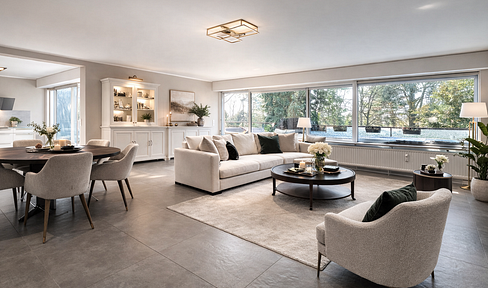 Exclusive living experience in Siegburg: Stylish 4-room apartment with two balconies and underground parking.