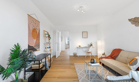 Modernized 3-room apartment, close to Audi, with no agency fees.