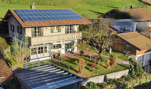 Sonniges ökologisches Einfamilienhaus im Chiemgau - Siegsdorf