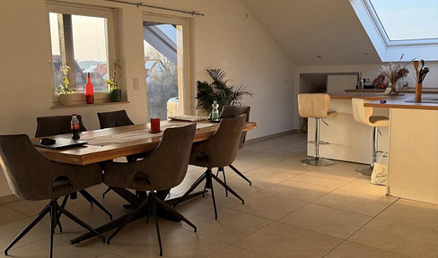 Renovated 3-room loft apartment.