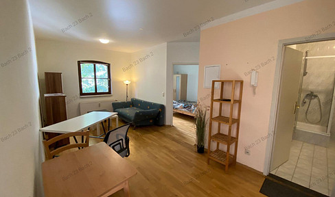 Working and living in the studio.