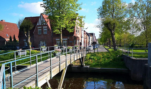 Historic house with a water view.