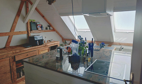 2-room apartment, fireplace, fitted kitchen / €790 per month (including utilities).