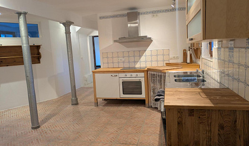 95 m2 Wohnung Atelier Fachwerk Loft Reihenhaus mit Garten in OT von Brachttal