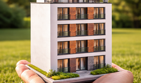 Land for a multi-story building (4.5 stories) located in the heart of Tegel.